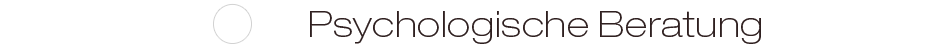 Psychologische Beratung